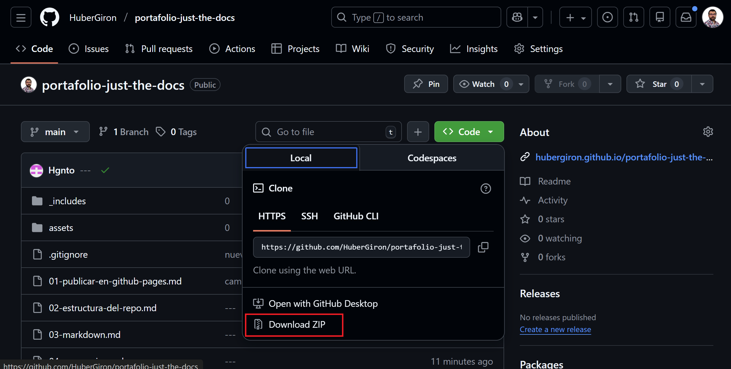 Publicar en GitHub Pages | WearablesCRBM